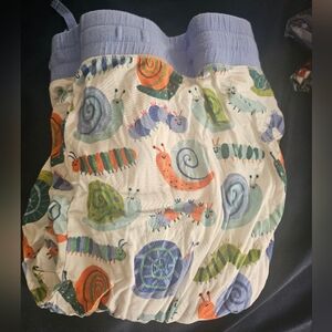 Little Sleepies Snail and Caterpillar Pajama Pants Womens Large